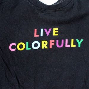 Kate Spade Live Colorfully T-shirt Medium
